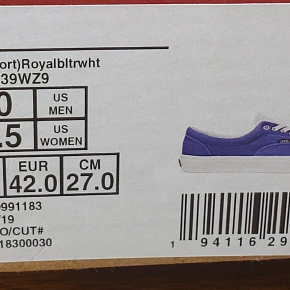 New Vans Era 'Retro Sport - Royal Blue' - Picture 7 of 7